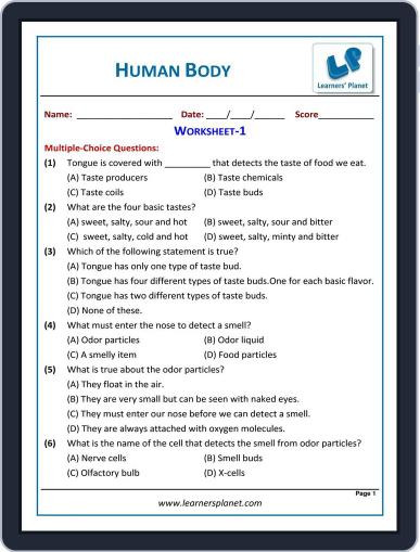 Grade-6-Science-OlympiadL: Human Body Digital Back Issue Cover