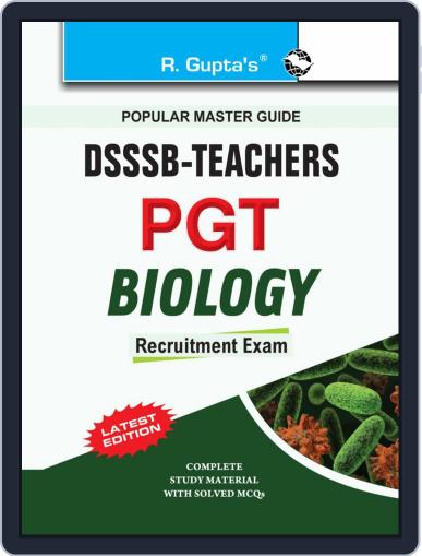 DSSSB Biology PGT Teachers Recruitment Exam Guide Digital Back Issue Cover