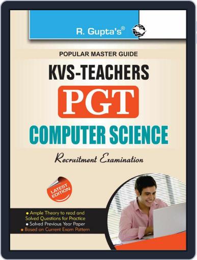 KVS: Computer Science (PGT) Teacher Recruitment Exam Guide Digital Back Issue Cover