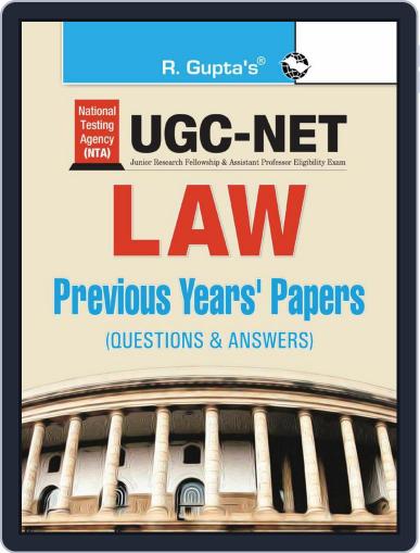 NTA-UGC-NET: LAW Previous Years' Paper (Solved) Digital Back Issue Cover