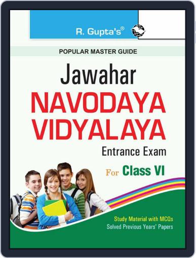 Jawahar Navodaya Vidyalaya Entrance Exam Guide for (6th) Class VI - ENGLISH Digital Back Issue Cover
