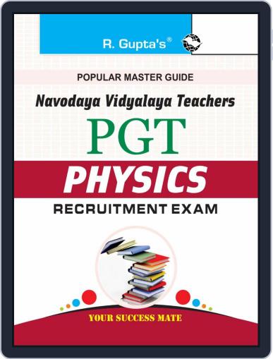 Navodaya Vidyalaya: PGT (Physics) Recruitment Exam Guide Digital Back Issue Cover