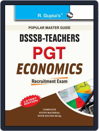 DSSSB Teachers PGT Economics Recruitment Exam Guide Digital Back Issue Cover