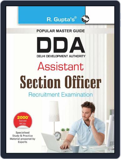 DDA : Assistant Section Officer Recruitment Exam Guide Digital Back Issue Cover