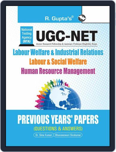 NTA-UGC-NET Labour Welfare & Industrial Relations Previous Years' Papers Digital Back Issue Cover