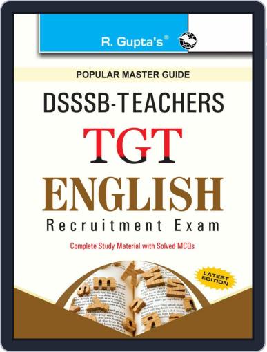 DSSSB: Teachers TGT English Recruitment Exam Guide Digital Back Issue Cover