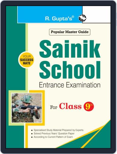 Sainik School Entrance Exam Guide for (9th) Class IX Digital Back Issue Cover