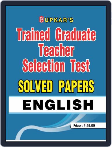 Trained Graduate Teacher Selection Test Solved Papers English Digital Back Issue Cover