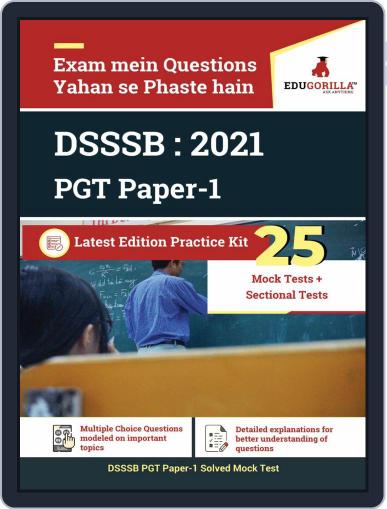 DSSSB PGT Paper-1 Digital Back Issue Cover