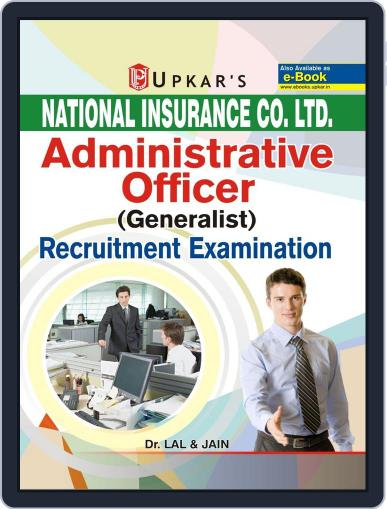 National insurance company limited Administrative Officer Digital Back Issue Cover