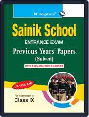 Sainik School Previous Years Paper I and II with Explanatory Answers For Class IX Magazine (Digital) Subscription