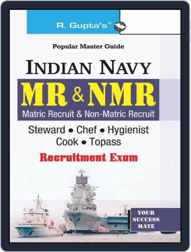 Indian Navy: MR & NMR (Steward, Chefs, Hygienists, Cook, Topass) Recruitment Exam Guide - ENGLISH Digital Back Issue Cover