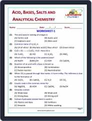 Grade-10-Chemistry-Olympiad: Acid, Bases, Salts and Analytical Magazine (Digital) Subscription