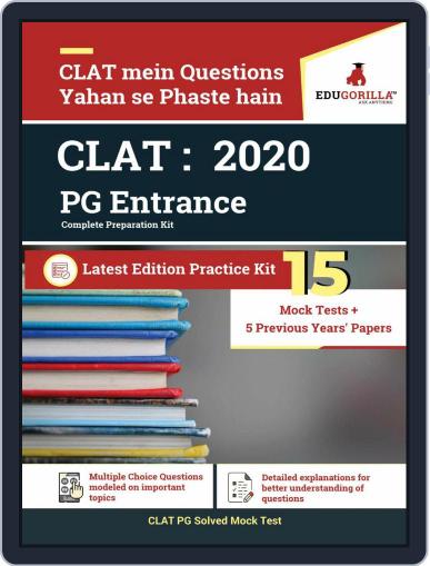 CLAT 2020 PG Entrance Preparation Digital Back Issue Cover