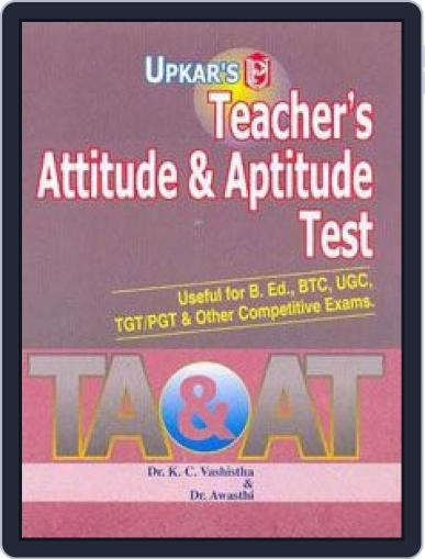 Teacher’s Attitude and Aptitude Test Digital Back Issue Cover