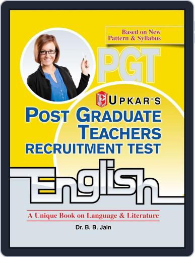 Post Graduate Teachers Recruitment Test English Digital Back Issue Cover