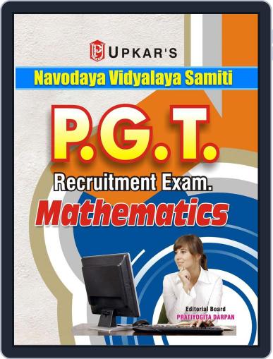 Navodaya Vidyalaya Samiti P.G.T. Recruitment Exam. Mathematics Digital Back Issue Cover