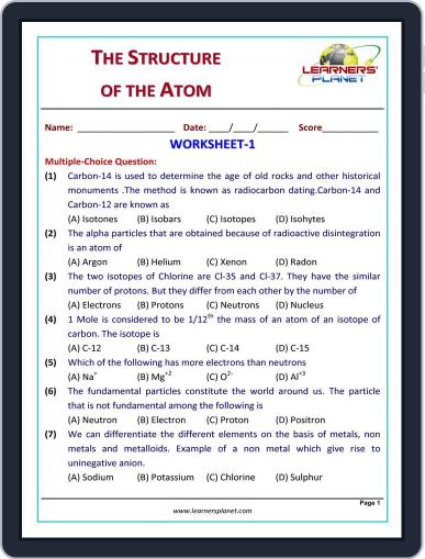 Grade-9-Science-Olympiad - Structure of Atom Digital Back Issue Cover