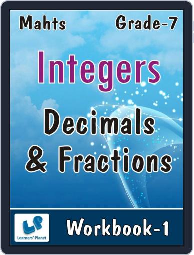 Integers, Decimals & Fractions-Workbook Digital Back Issue Cover