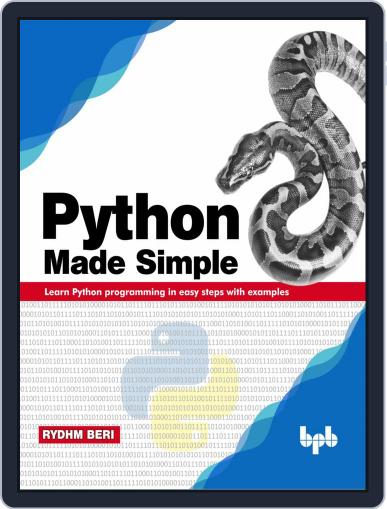 Python Made Simple Digital Back Issue Cover