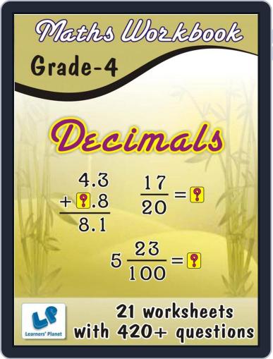 Grade-4-Maths-Decimals-Workbook Digital Back Issue Cover