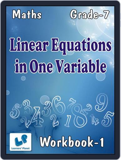 Linear Equations in One Variable-Workbook Digital Back Issue Cover