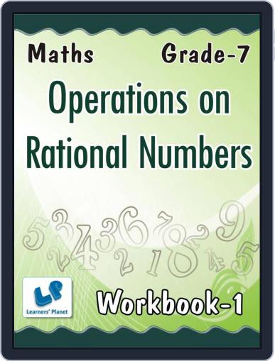 Operations on Rational Numbers-Workbook Digital Back Issue Cover