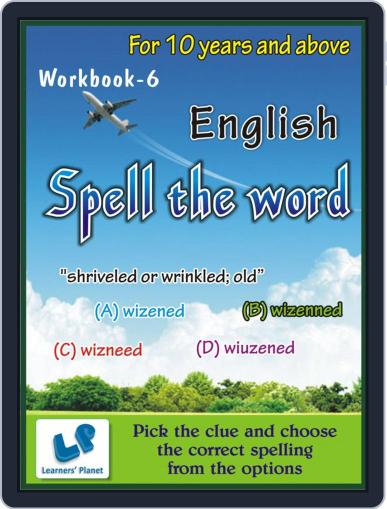 English-Spell the Word-Workbook-6 Digital Back Issue Cover