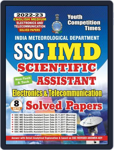 2022-23 SSC IMD Scientific Assistant - Electronics & Telecommunication Digital Back Issue Cover