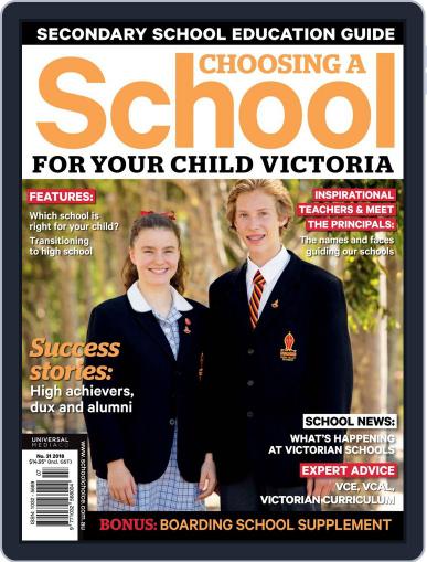 Choosing A School VIC Digital Back Issue Cover