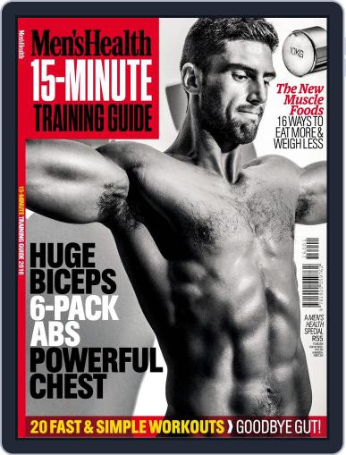 Men’s Health 15 Minute workouts Digital Back Issue Cover