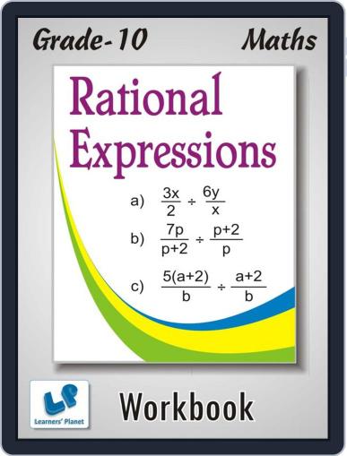Grade-10-Maths-Rational Expressions-Workbook Digital Back Issue Cover