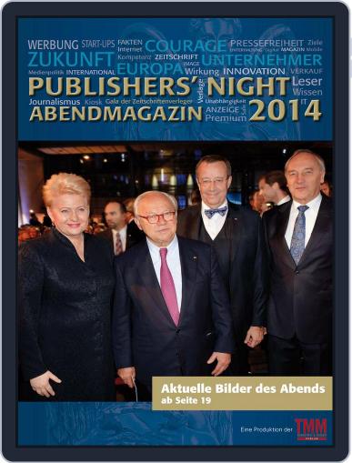 Publishers' Night Digital Back Issue Cover