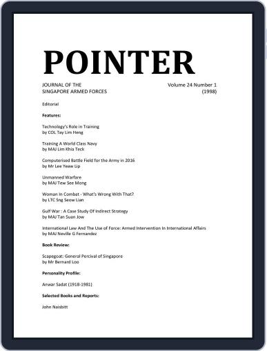 POINTER Digital Back Issue Cover