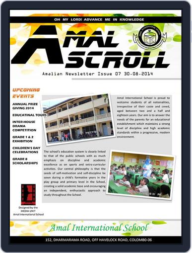 Amal Scroll Digital Back Issue Cover