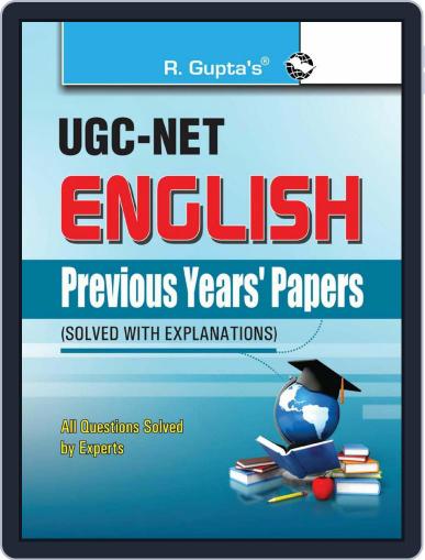 NTA-UGC-NET: English Previous Years' Papers (Solved) Digital Back Issue Cover
