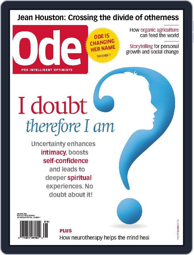 The Intelligent Optimist (formerly ODE magazine) Digital Back Issue Cover