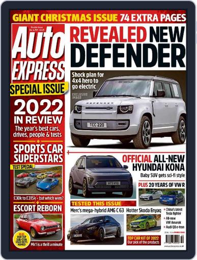 Auto Express December 21st, 2022 Digital Back Issue Cover