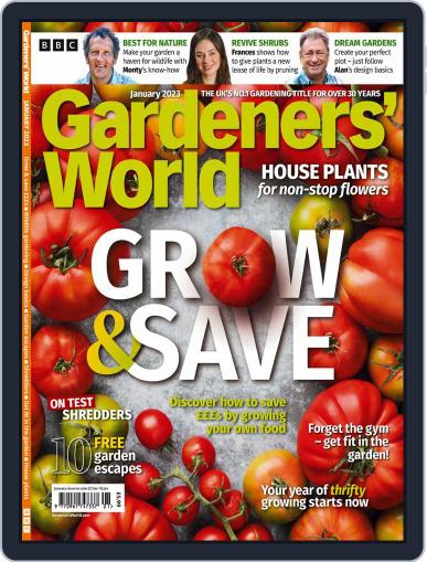 BBC Gardeners' World January 1st, 2023 Digital Back Issue Cover