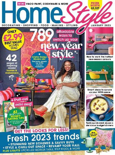 HomeStyle United Kingdom January 1st, 2023 Digital Back Issue Cover