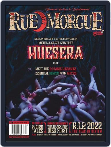 RUE MORGUE January 1st, 2023 Digital Back Issue Cover