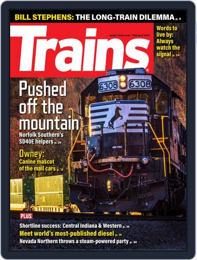 Trains February 1st, 2023 Digital Back Issue Cover