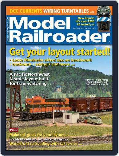 Model Railroader February 1st, 2023 Digital Back Issue Cover