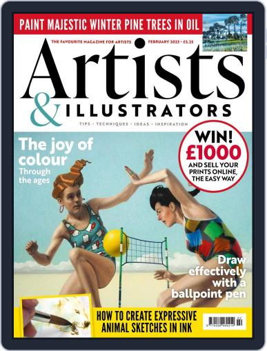 Artists & Illustrators February 1st, 2023 Digital Back Issue Cover