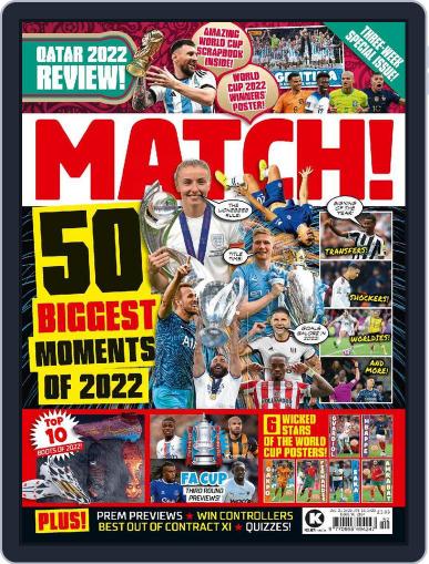 MATCH! December 27th, 2022 Digital Back Issue Cover