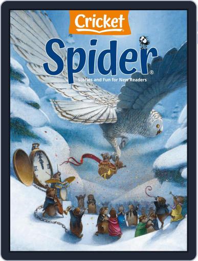 Spider Magazine Stories, Games, Activites And Puzzles For Children And Kids January 1st, 2023 Digital Back Issue Cover