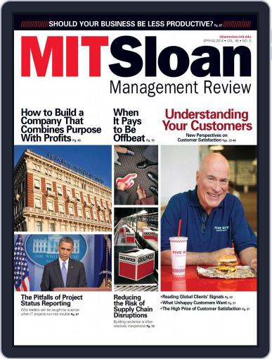 MIT Sloan Management Review April 1st, 2014 Digital Back Issue Cover