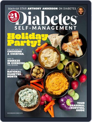Diabetes Self-Management November 1st, 2019 Digital Back Issue Cover