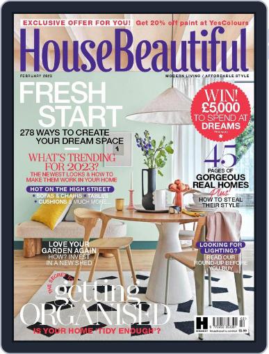 House Beautiful UK February 1st, 2023 Digital Back Issue Cover