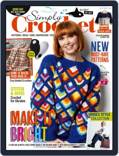 Simply Crochet December 7th, 2022 Digital Back Issue Cover